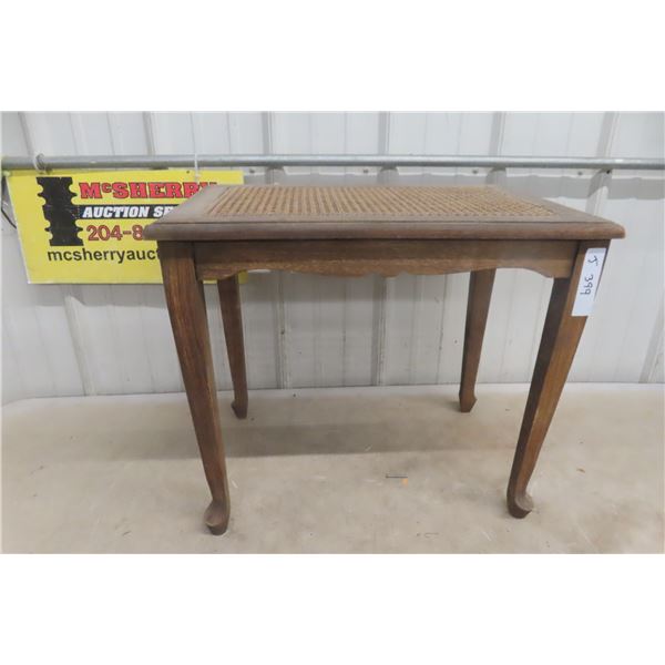 Stool w/ Cane Seat