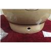 Image 4 : Medalta 5 Gallon Water Cooler Blue Stripe Stoneware Original Lid But Fits With Spigot