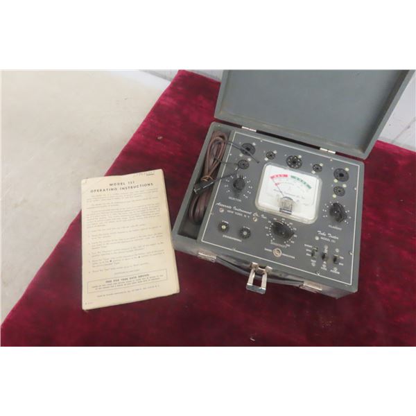 Accurate Instrument Co Model 151 Tube Tester With Manual