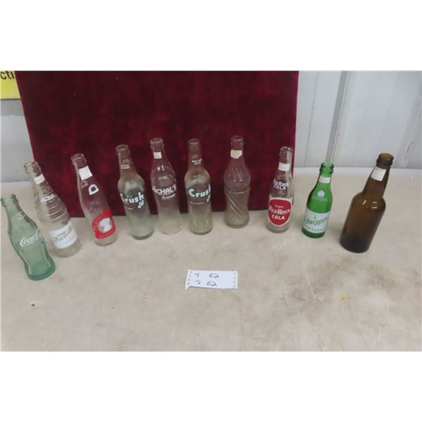 10 Pop Bottles Nesbitt Cola Crush Red Rock Plain City Plus