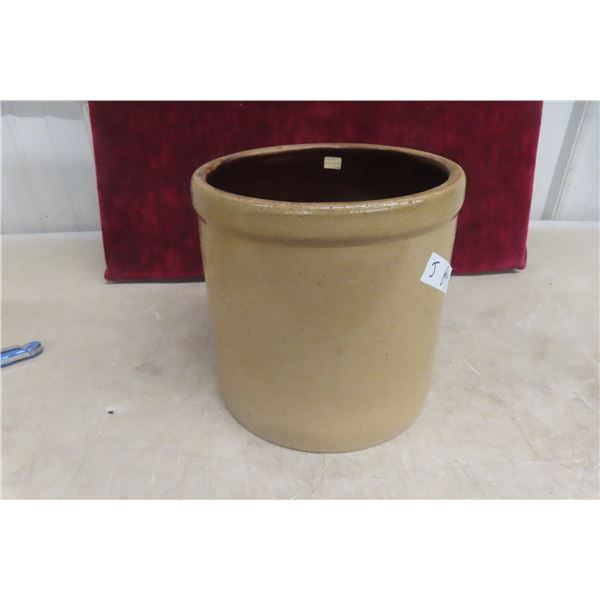 Salt Glazed 2 Gallon Crock Turn Of Century