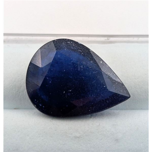 7.62 ct Certified Midnight Sapphire gemstone ($10,850 Appraisal)