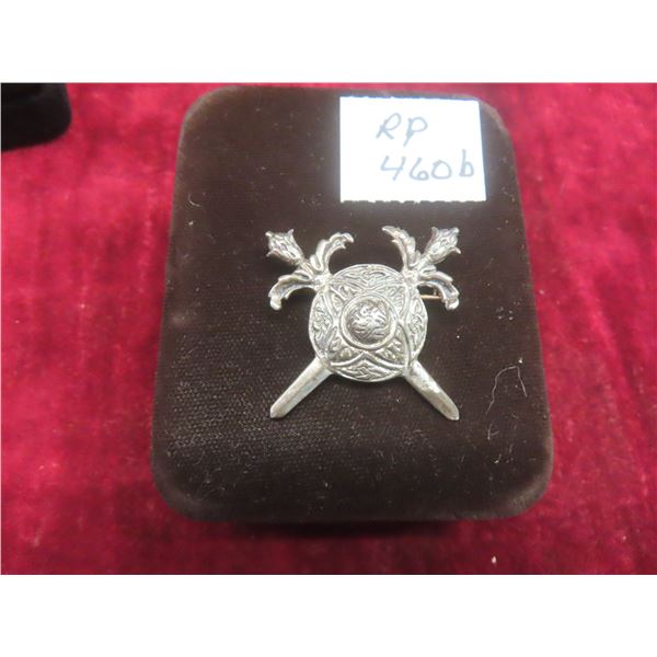 Vintage Scottish Sword Kilt Pin Sterling Silver TW: 9 grams