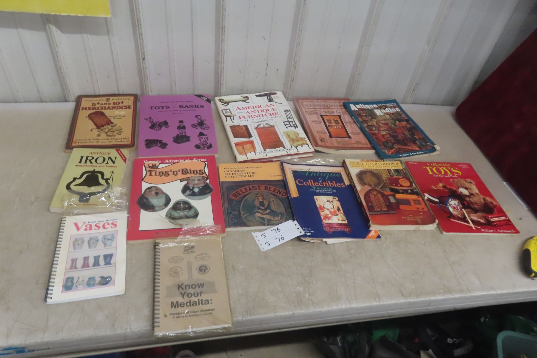 Price Guide Reference Book Antique Tools Rock Farming Thin Iron Plate