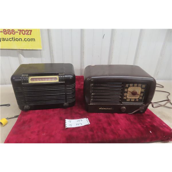 2 Bakelite Radios Admiral Arcadia