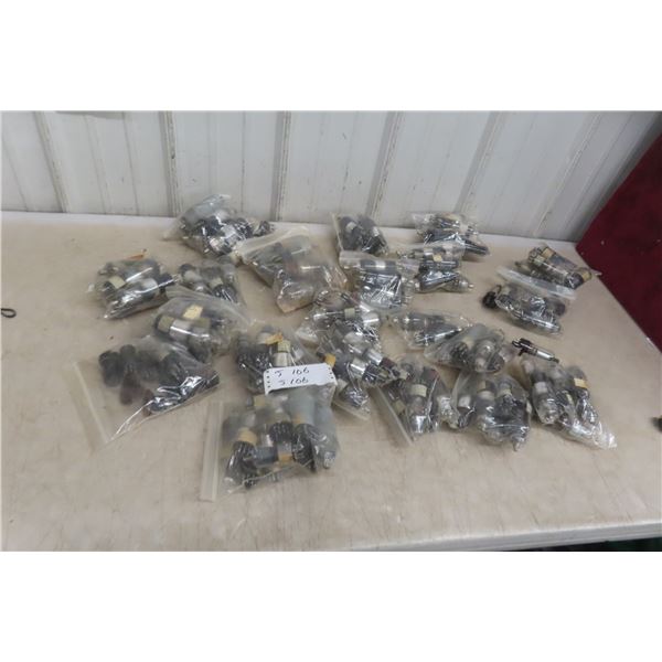 Assorted Radio Tubes Mostly Sets Marked With Part Numbers NOS