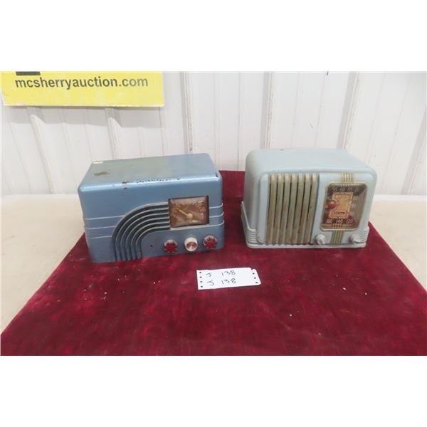 2 Bakelite Radios Northern Electric And RCA Victor