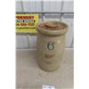 Image 5 : Red Wing 6 Gallon Stoneware Butter Churn With Lid Early 1900