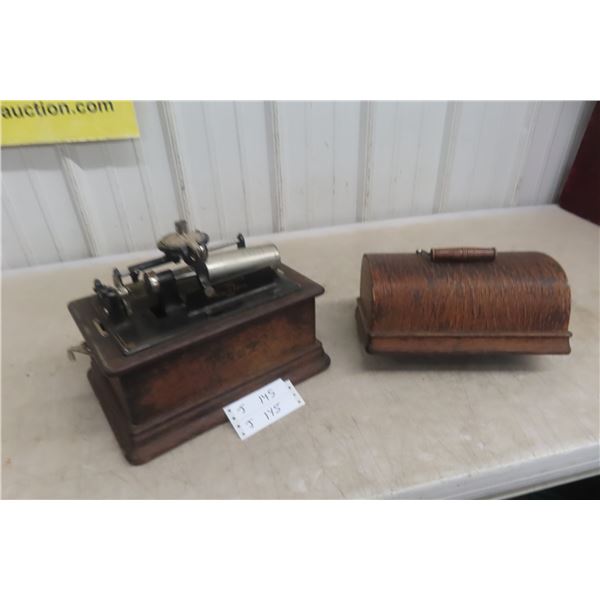 Edison Model E Cylinder Table Top Gramophone