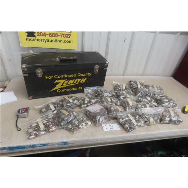Zenith Repairman Box Radio Tubes NOS Tested And Labelled