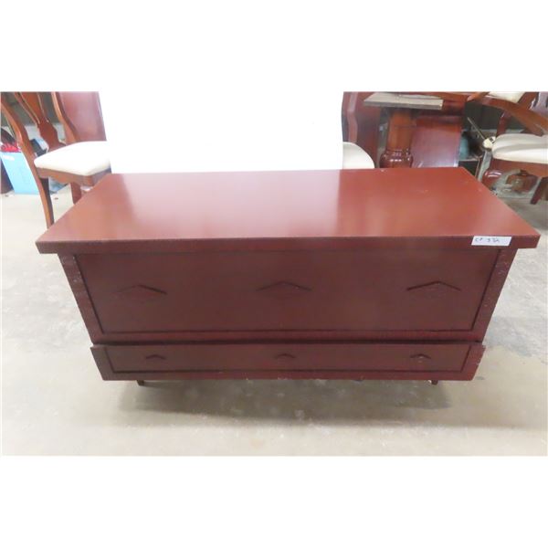 Chest With Bottom Drawer, 25" x 48" x 19"