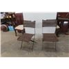 Image 1 : 2 Folding Bistro Chairs