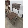 Image 2 : 2 Folding Bistro Chairs