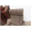 Image 3 : Micro Suede Power Reclining Swivel Chair