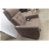 Image 4 : Micro Suede Power Reclining Swivel Chair