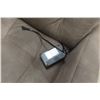 Image 6 : Micro Suede Power Reclining Swivel Chair