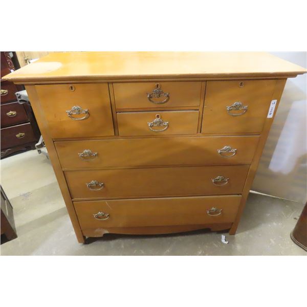 Antique Dresser 7 Drawer 47" x 48" x 22"
