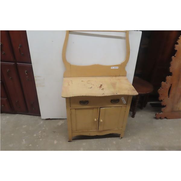 Painted Wash Stand 28" x 30" x 17" Plus Harp