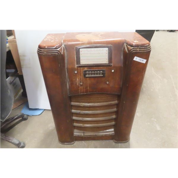 Cabinet of Floor Radio Repurpose No Mechanism 39" x 28" x 13"