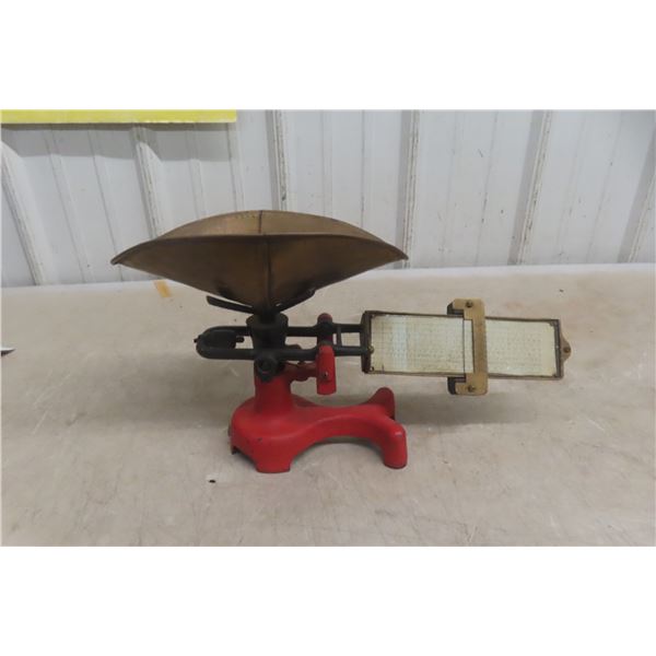 Balance Scale Brass Scoop Postal