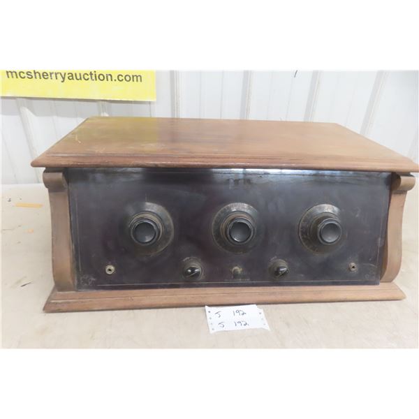 Rogers Type 50 Tube Radio Receiver 1920s