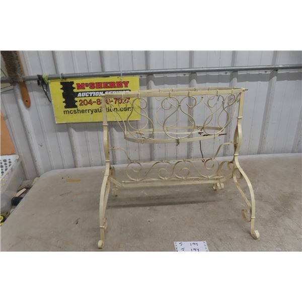 Wrought Iron Plant Stand 20" x 19" x 11"