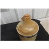 Image 12 : ADV Stoneware Jug And Crock Trough 1 Gallon Jug LA Wine Co Broken Finger Hole And Crock Lid