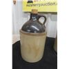 Image 4 : ADV Stoneware Jug And Crock Trough 1 Gallon Jug LA Wine Co Broken Finger Hole And Crock Lid