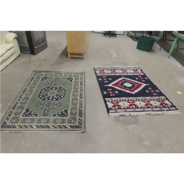 2 Area Rugs - Both 46" x 68"