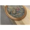 Image 4 : Oval Tapestry Framed Picture Lady And Gentleman 19" x 23"