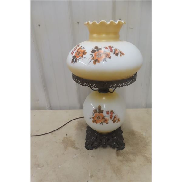 Gone With The Wind Electric Hurricane Parlor Lamp Mid Century Modern