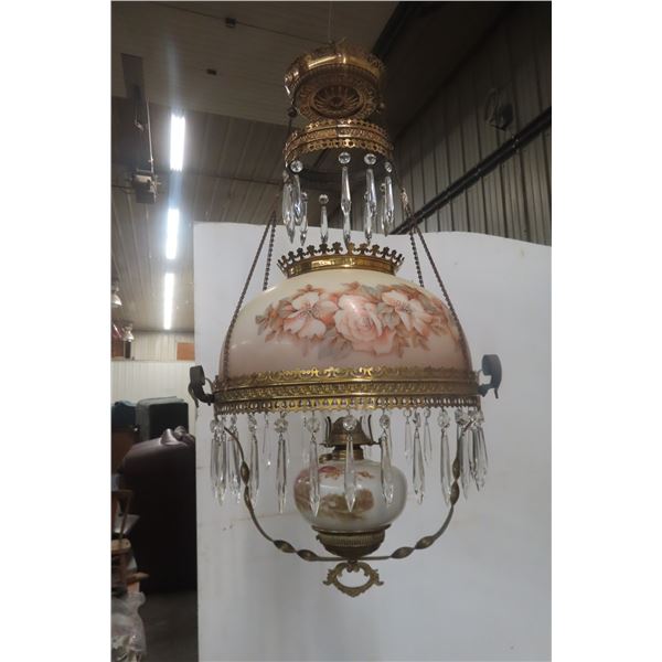 Victorian Hanging Parlor Lamp