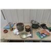 Image 1 : Planter, Bird Feeder, Yard Items