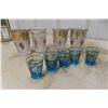 Image 6 : 2x Cobalt Decanters With Silver Inlay + Shot Glasses 4
