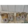 Image 8 : 2x Cobalt Decanters With Silver Inlay + Shot Glasses 4