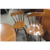 Image 7 : Maple Table 29" x 41" Plus 12" Leaf, 4 Chairs, Stepback Cupboard 67" x 40" x 18"