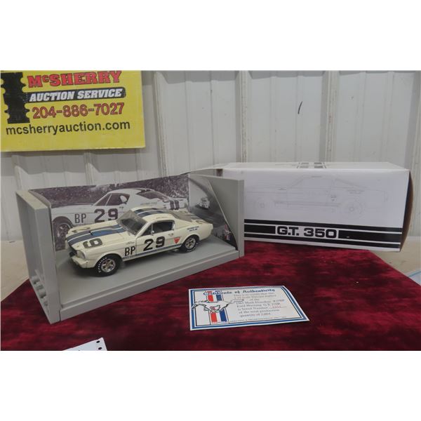 GT 350 1968 Mark Donohue Ford Mustang Die Cast, 1/18 Scale, w/Box - Limited Edition 1254/2004