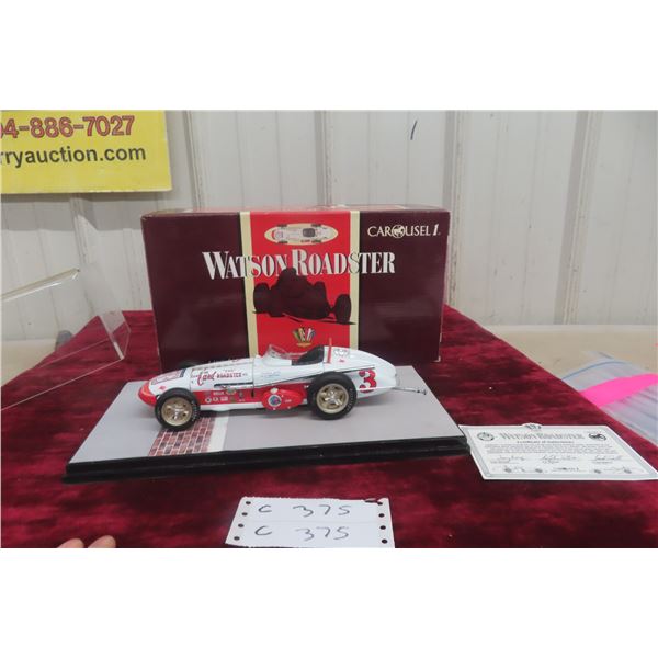 Carousel Watson Roadster, 1962 Indianapolis 500 Winner, 1/18 Die Cast, Limited Edition with Box
