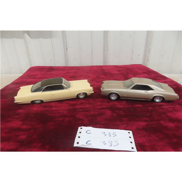 2 Vintage Car Radios, 1966 & 1967, 8 1/2" Long