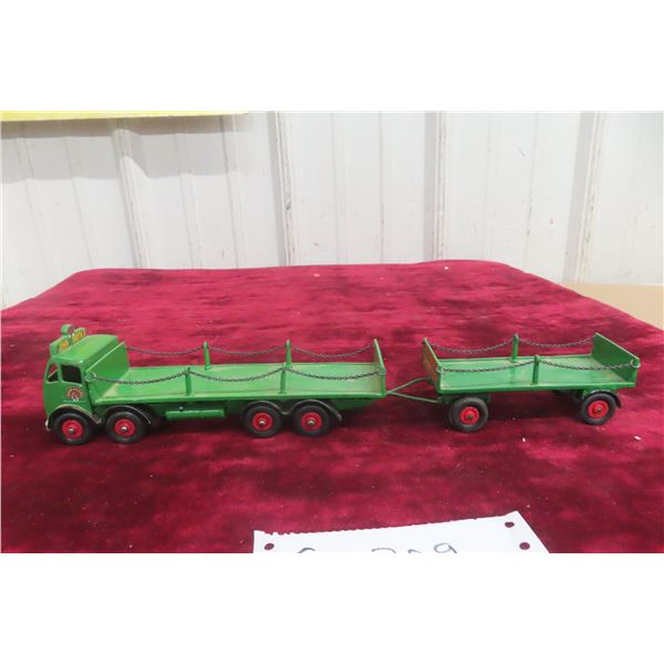 Dinky Super Toy Truck & Trailer, 12 1/2" Long