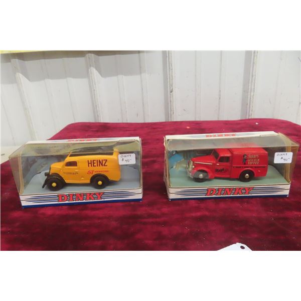 2x Dinky In Boxes, DY 4 1950 Ford Van & DY 8 1948 Commer Van