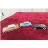Image 1 : 3x Dinky Cars, 3 1/2" Or 4"