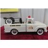 Image 3 : Buddy L "Lil Beaver" Pressed Steel Tow Truck, 1950s Or 60s, 13" Long