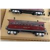 Image 4 : Marx Canadian Pacific Old Time Passenger Trains, Set of 4, w/ Box, Tin Untouched Condition, Each Ca