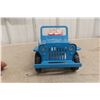 Image 6 : Tonka Jeep Runabout w/ Boat and Trailer, 1960s, Jeep/Trailer Metal, Boat Plastic, 24" Total Length