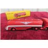Image 3 : Dinky Toy 32L Esso Tanker Truck & Trailer, 7" Long, w/ Box