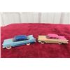 Image 1 : 2x Dinky Toy Cars, Packard 180 And Plymouth 178, Both 4 1/2" Long
