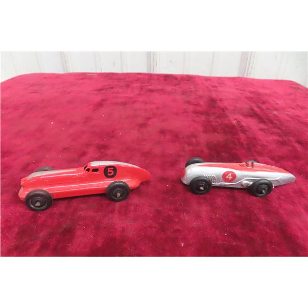 2x Dinky Race Cars, 4" Long