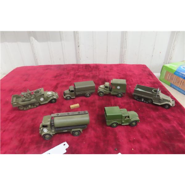 6x Dinky Military Vehicles
