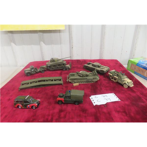 7x Corgi Military Vehicles